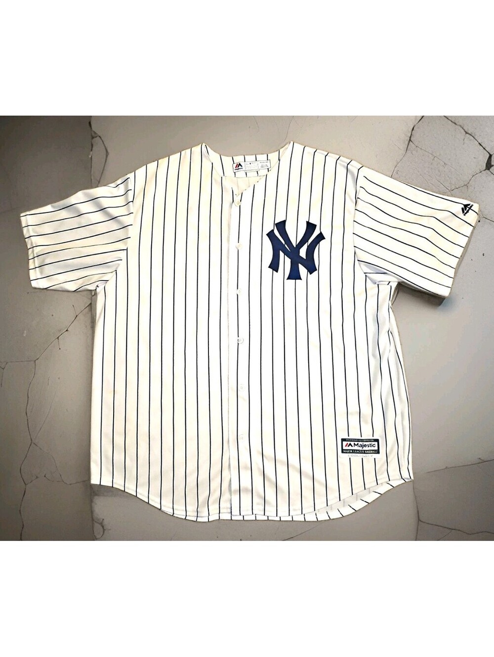 Majestic New York Yankees Gary Sanchez 24 Pinstripe Baseball Jersey Men's 2XL